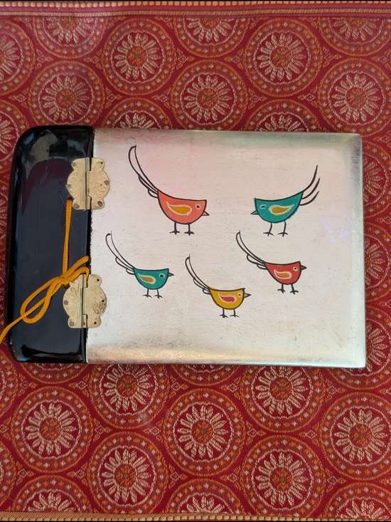 Other - Hand-Painted Rare Vintage Lacquered Bird Album